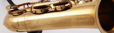 Lot 9 - A Julius Keilwerth tenor saxophone