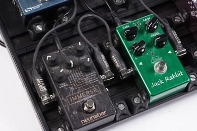 Lot 207 - An Aclam Guitars pedalboard and pedals