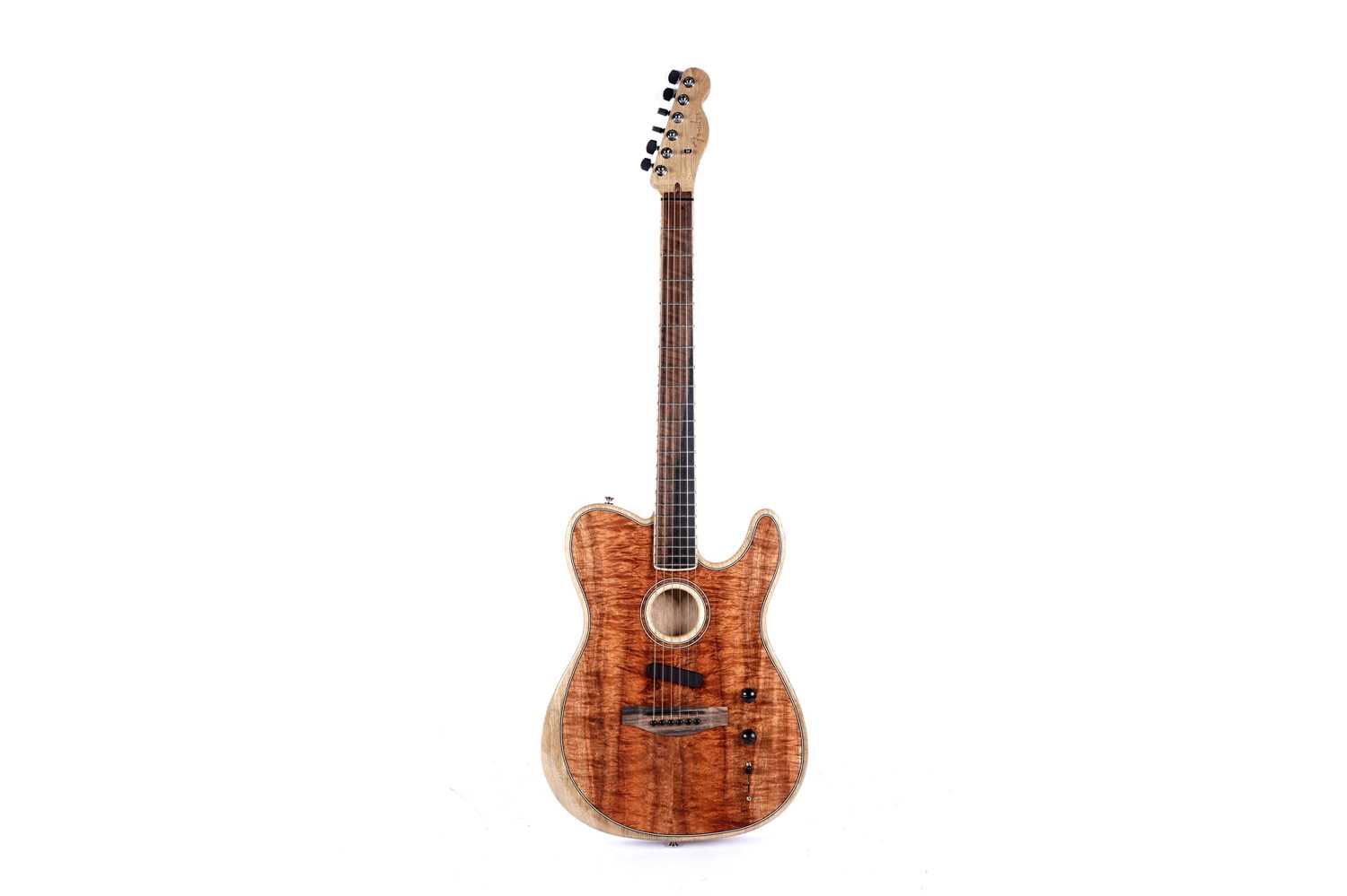 Lot 126 - A 2019 Fender Acoustasonic Telecaster, six string electric guitar model