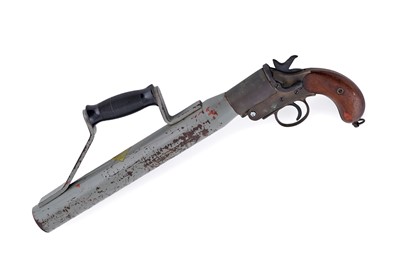 Lot 499 - Schermulys Patent No. 503324 nitro-proof line-throwing pistol