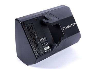 Lot 185 - A TC Helicon Voice Solo FX 150 PA and monitor