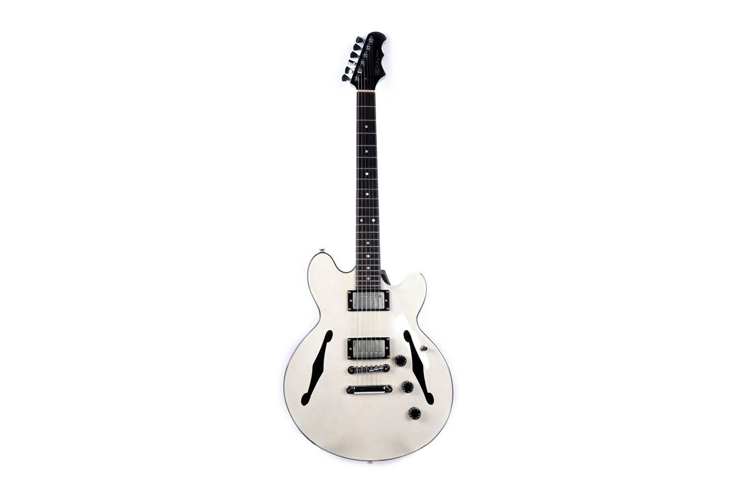 Lot 102 - A Fret King Black Label Elise semi-acoustic