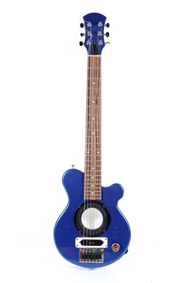 Lot 109 - A Pignose PGG travel guitar; and a home-made headless guitar
