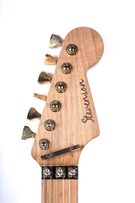 Lot 110 - A Stevenson branded S-type guitar