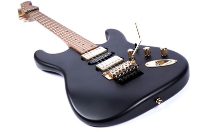 Lot 110 - A Stevenson branded S-type guitar