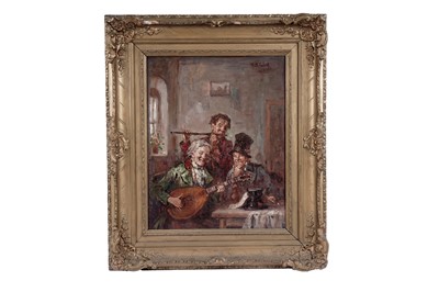 Lot 621 - Rudolf Robert Wolf - Das Concert | oil