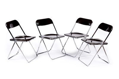 Lot 561 - Giancarlo Piretti for Castelli: a set of four ‘Plia’ folding chairs