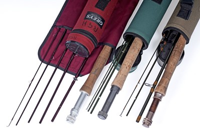 Lot 535 - Three Greys fishing rods