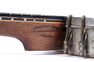 Lot 58 - A banjo by John Alvey Turner