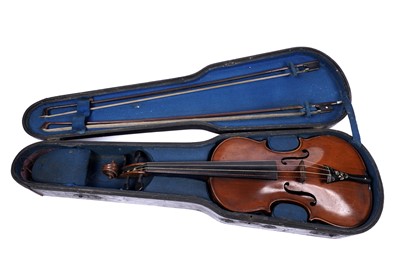 Lot 24 - A German E. R. Schmidt Amati violin