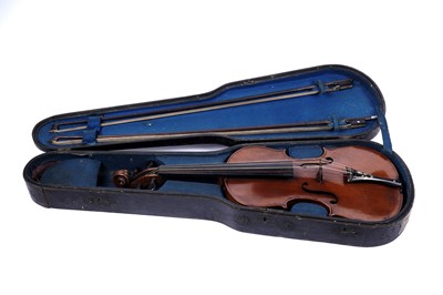 Lot 24 - A German E. R. Schmidt Amati violin