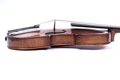 Lot 24 - A German E. R. Schmidt Amati violin