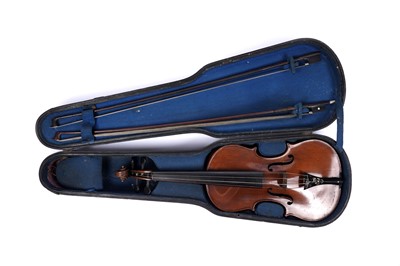 Lot 24 - A German E. R. Schmidt Amati violin