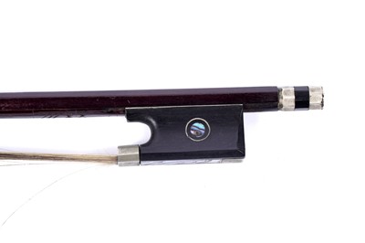 Lot 28 - An inlaid violin