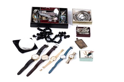 Lot 229 - Costume jewellery and wristwatches, late 19th to mid-20th Century