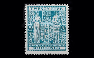 Lot 436 - Commonwealth stamps: New Zealand fiscal George VI 1946 25s.