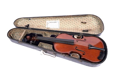 Lot 31 - A French violin labelled Francois Barzoni