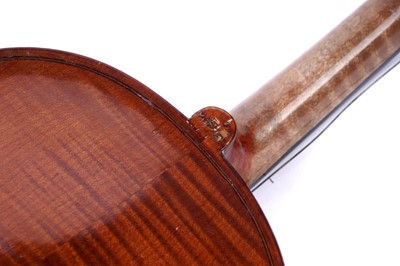 Lot 31 - A French violin labelled Francois Barzoni