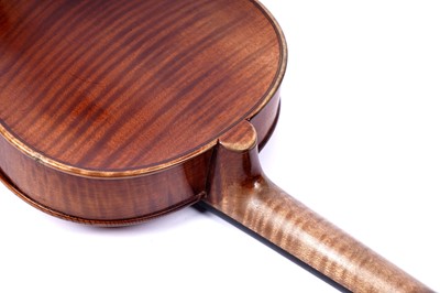 Lot 32 - A violin; and two bows