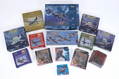 Lot 396 - A collection of boxed Corgi diecast model aircrafts