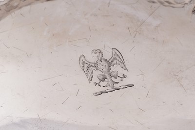 Lot 94 - A graduated pair of late Victorian silver dessert stands or tazzae