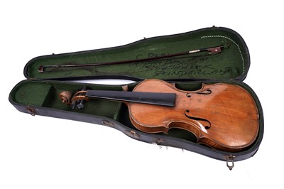 Lot 34 - An English violin, G. Cook 1858