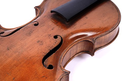 Lot 34 - An English violin, G. Cook 1858