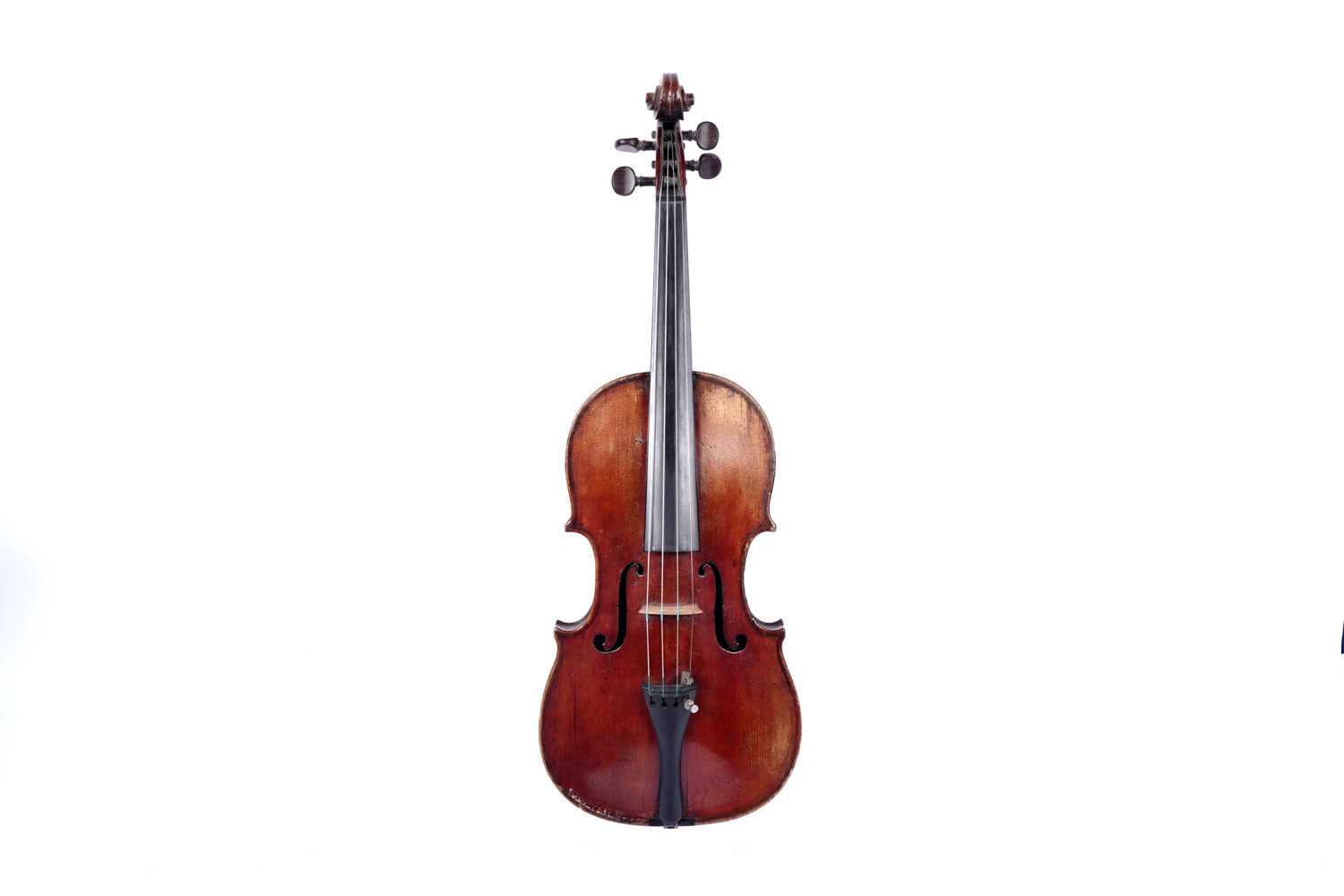 Lot 35 - A violin stamped 'PERRY'