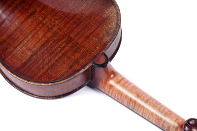 Lot 35 - A violin stamped 'PERRY'