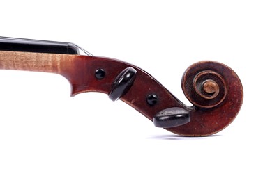 Lot 35 - A violin stamped 'PERRY'