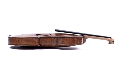 Lot 36 - An English violin labelled 'Hugh Junor'
