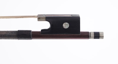 Lot 22 - A French violin; and a bow stamped Schultz