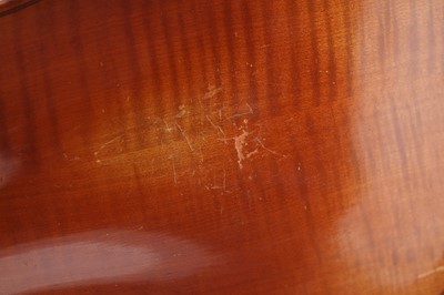 Lot 22 - A French violin; and a bow stamped Schultz