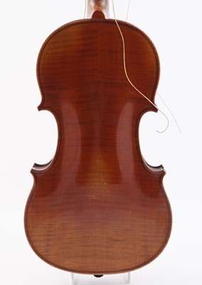 Lot 22 - A French violin; and a bow stamped Schultz