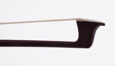 Lot 22 - A French violin; and a bow stamped Schultz