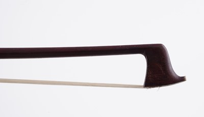 Lot 22 - A French violin; and a bow stamped Schultz