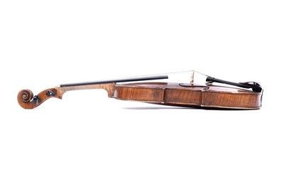 Lot 38 - A violin by D. Lindsey, Gateshead