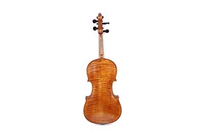 Lot 38 - A violin by D. Lindsey, Gateshead