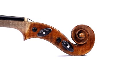 Lot 38 - A violin by D. Lindsey, Gateshead