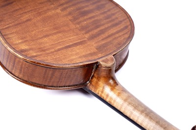 Lot 38 - A violin by D. Lindsey, Gateshead
