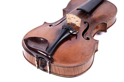 Lot 38 - A violin by D. Lindsey, Gateshead
