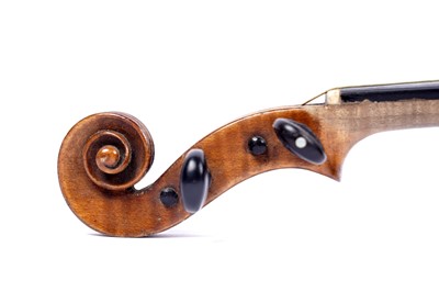 Lot 38 - A violin by D. Lindsey, Gateshead