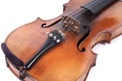 Lot 39 - A Dresden 'Excelsior' violin