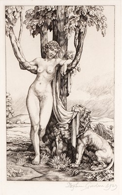 Lot 763 - Stephen Gooden - The Lion in Love | engraving