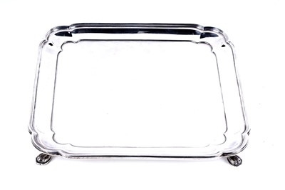 Lot 193 - A George VI silver salver