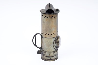 Lot 647 - A Laidler of Durham brass miner's lamp