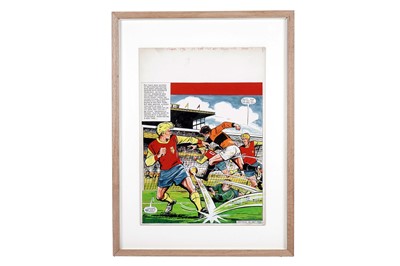 Lot 1 - Original framed artwork for Roy of the Rovers