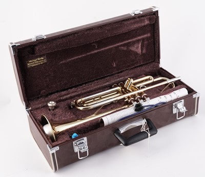 Lot 15 - A Yamaha YTR 2320E Bb lacquered brass trumpet