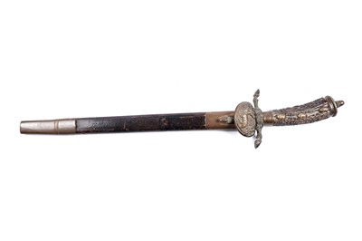 Lot 1167 - A 19th Century German hunting hanger