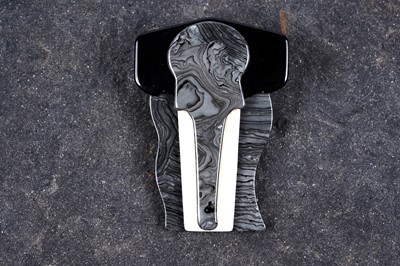 Lot 83 - A Léa Stein celluloid elephant brooch
